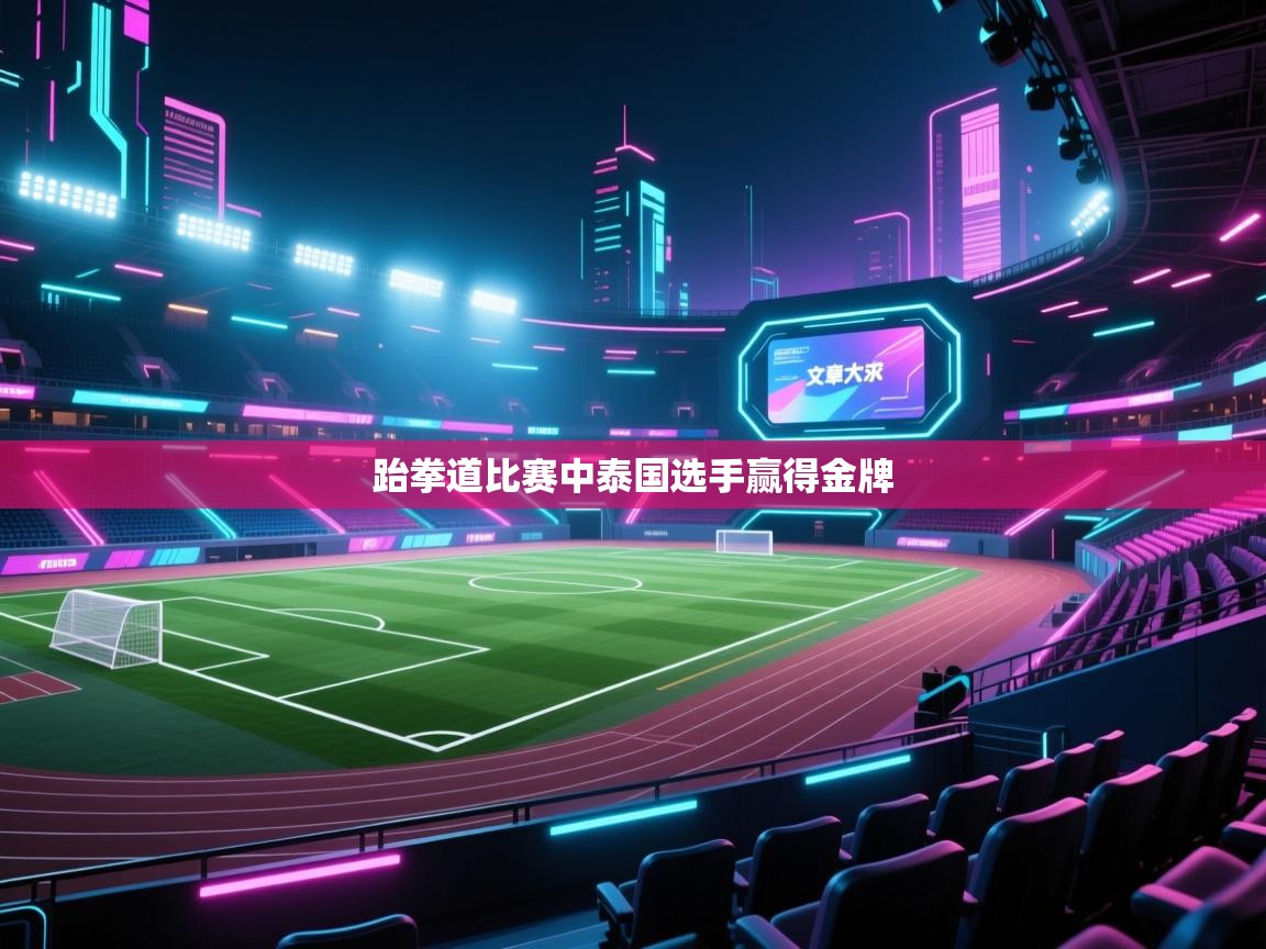 跆拳道比赛中泰国选手赢得金牌  第1张